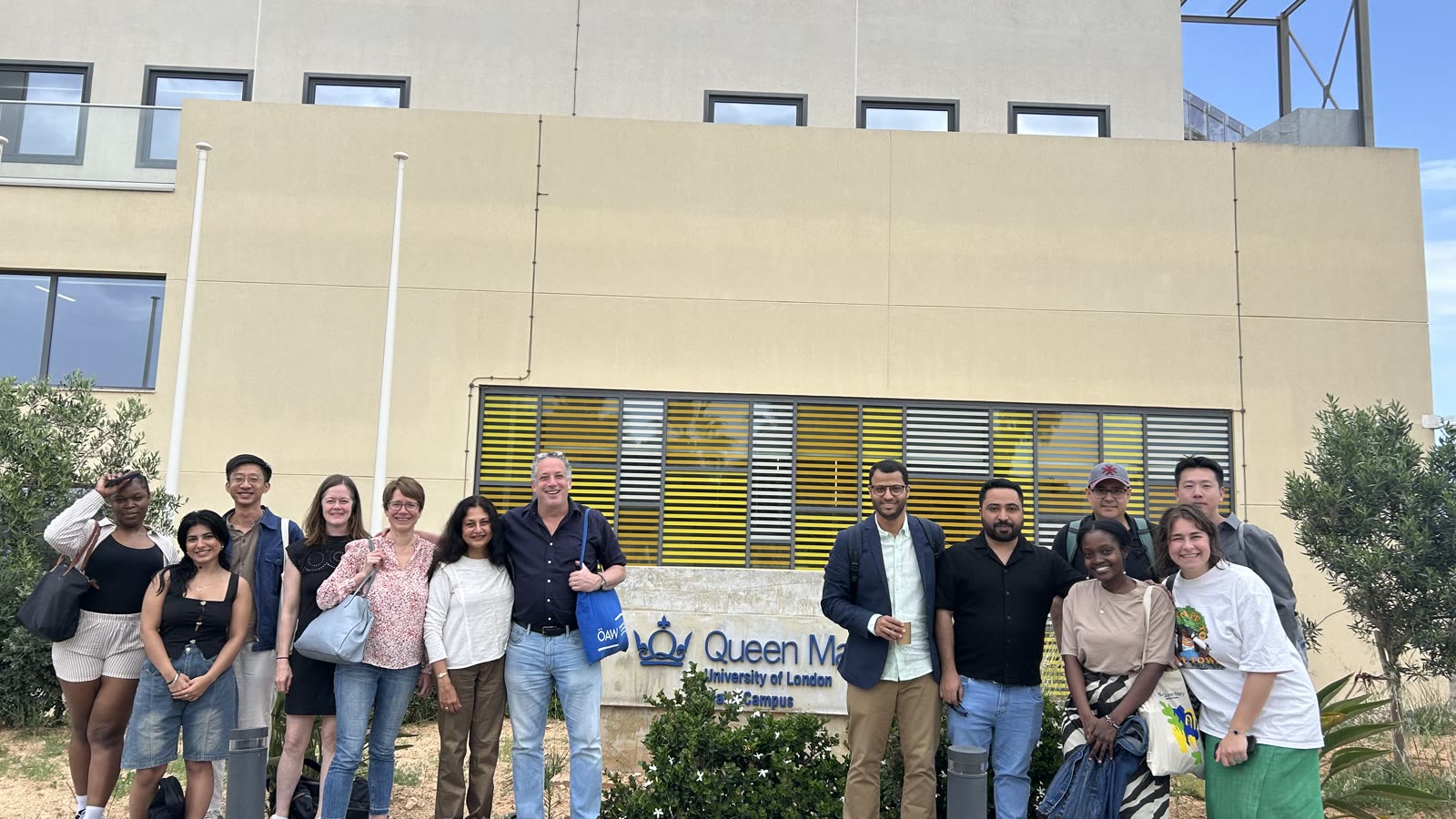 Participants in the Queen Mary–Cornell Global Migration Spring School at the Malta campus