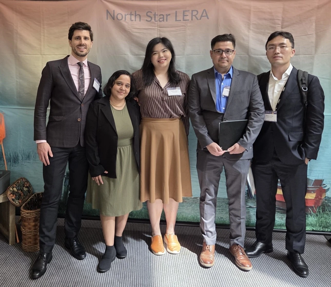 Adolfho Romero with fellow labor scholars at the 2026 LERA Annual Meeting