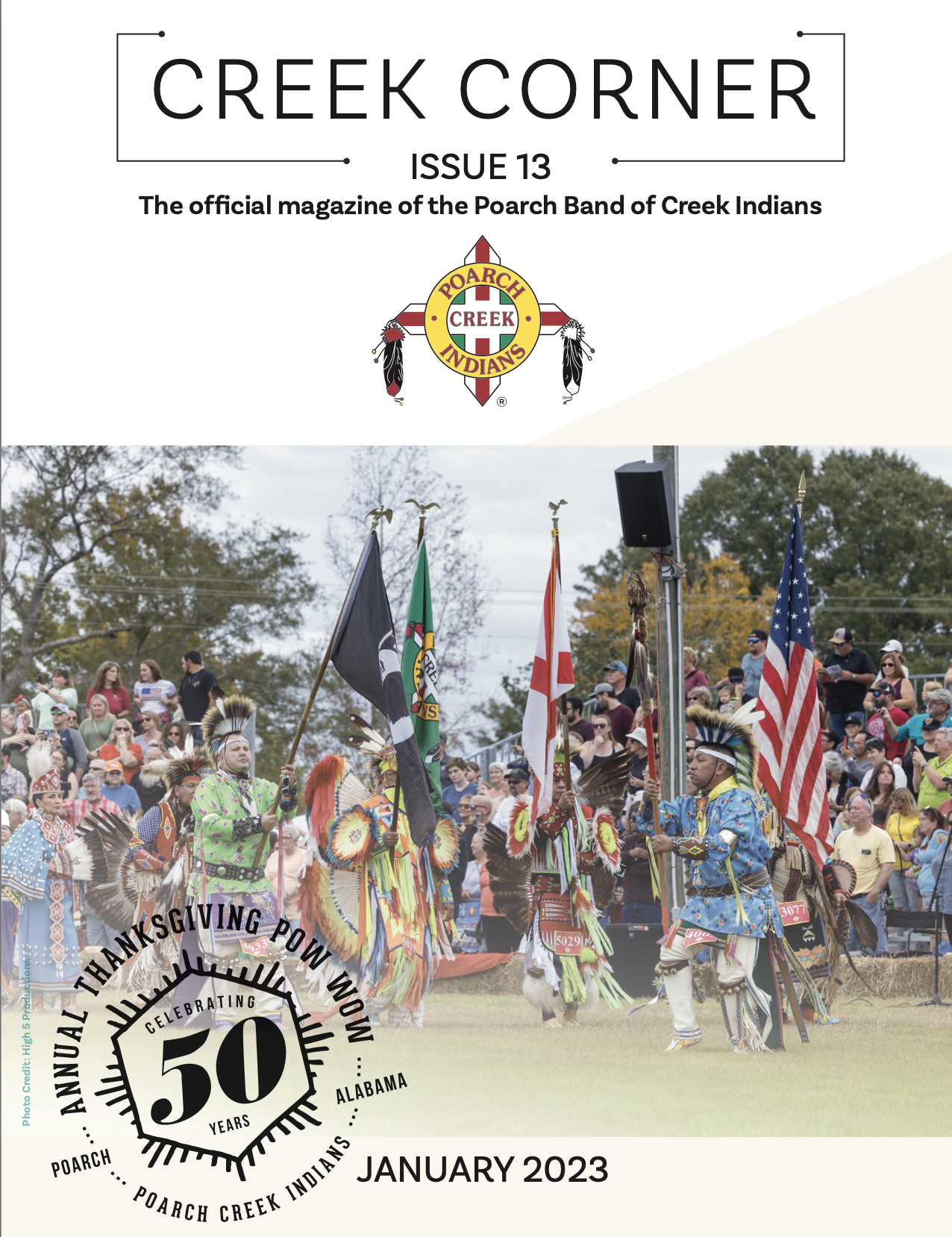 Creek Corner cover at Poarch Band of Creek Indians History Conference