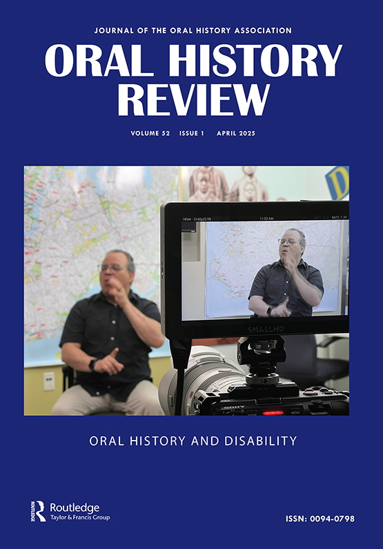 Cover of The Oral History Review